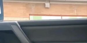GILF peeks walk by dick flash