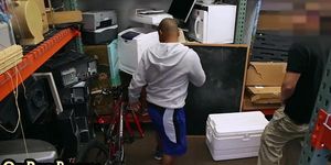 Black gay pawn sucks cocks n gets 3way banged in the office