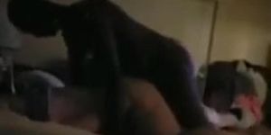 white girl Ashlee sucks and fucks black cock