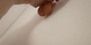 9" balls deep into my throat