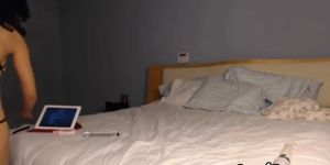 Huge Boobs Latina Dildo Masturbation