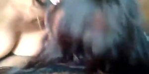 Beautiful girl with big tits and her boyfriend having an awesome sex