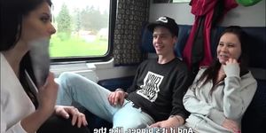 Swinger Action In Train (Alex Black)
