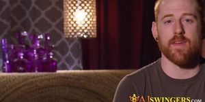 Swinger couple joined the lusty mansion (Mira Mangaa, Sophia Lomeli)