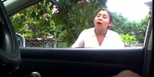 Flashing car