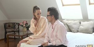 DADDY4K. After shower, girl gets mature boner in her warmed (Conny Dachs, Jenny Simons)