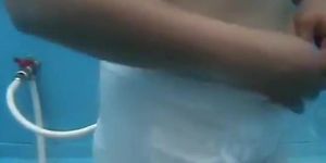 Changing room boobs and pussy voyeur close up scenes