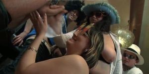 Fat gangbang at bar party Part. 1 (Denis Reed, Erika Kole)