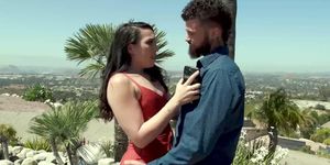 Hot tattoed guy Hatler Gurius blowjob TS Kaisey Kei (Kasey Kei)