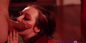 Naughty Teen Candice Gives Sloppy Head (BritishAmateur, Candice Banks)