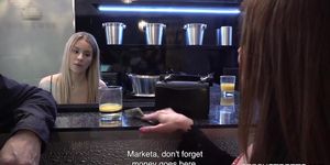 CzechStreets - Hot Blonde Squirts While Her Colleague Is Watching (Daisy Deseo, Lucky Bee)