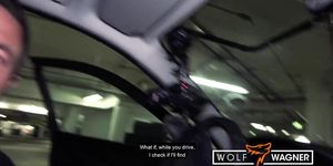 Deutsche MILF JuliaExclusiv enjoys a public screw date in Berlin! Wolf Wagner Casting