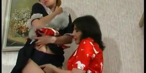 Mature lesbian and maid
