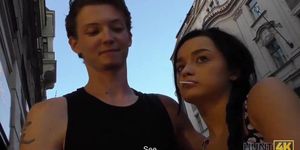Hunt4K. Skinny Brunette Erica Black Gets Used After Pickup Near The Jewelry Shop