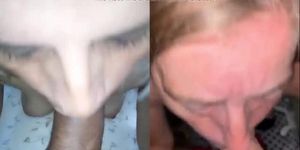 Great Moments in Hanging Tit Blowjobs 17