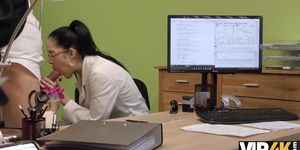 VIP4K. Stranger, who works in the loan office, girl for sex