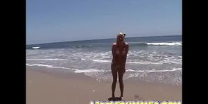 Little Summer Fingering at Beach