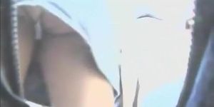 Amateur brunette spy cam upskirt vid