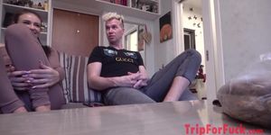 Real cuckold!!!!! in front of her husband (Kate Rich)