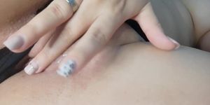 I can't take it anymore, masturbate with me and put it in me