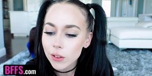 Movie Night Gets Wild With Bambi Black, Demi Sutra And Megan Winters - BFFS (Ajaa Xxx, Bambi Blacks)