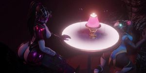 Widow and Sym having fun