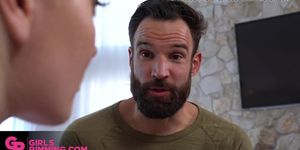 Dirty hot rimming with blonde girl Charlotte Sins