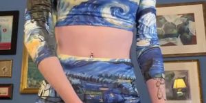 Big dick cute white tgirl