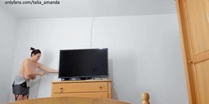 You were me when i cleaned my room, you bad boy (Talia Amanda)
