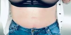 Step Mother Just Can Not Resist Showing Off For You (Nipple Play)