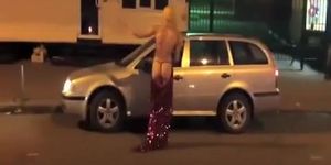 Drunk masked blonde sexy ass
