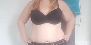 Chubby ex striping (Ex Girlfriend)