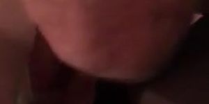 Triple creampie for wife, no cleanup, thick cum oozes out of her
