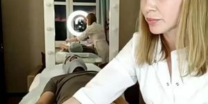 Waxing for a masked slave. (medicalBdsm medicalBdsm)