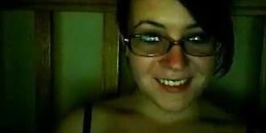 My 18 yr. old gf flashes tits