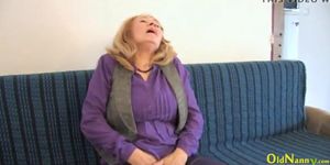 OldNannY Grandma Hardcore Handjob with Partner