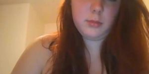 Big Butt White Girl Spreads Her Fat Ass