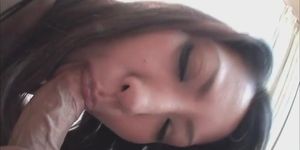 Saya Shows Her Blowjob Skills As She Sucks Him Dry