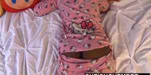 Waking Up To Pee Pee, But I Feel Like Somebody Watching Me (Kawaii Girl, Kitty Pajamas, Msnovember)