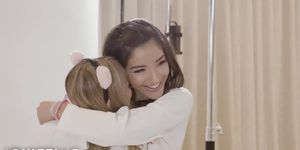 ADULT TIME Emily Willis & Scarlett Sage Can't Wait to Be 2Gether!