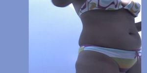 Spy Cam Shows Changing Room, Russian, Amateur Scene Exclusive Version