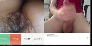 this girl showed me her hairy pussy on OmeTv 2023