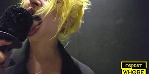 Filthy public toilet sex - anal fisting piss drinking - extreme bdsm humiliation