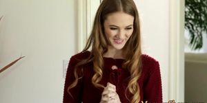 MILF beauty pussylicked by teen stepdaughter