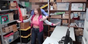 Officers huge dick fucked teen tiny pussy