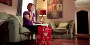Ginger dyke fingerfucking her lovers pussy