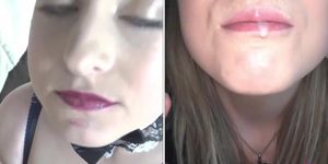 Deepthroat Compilation splitscreen  7