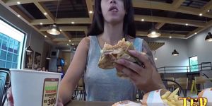 Safada da Shayenne Samara no burger king