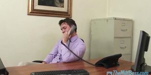 Horny Boss Nails Good Looking Secretary
