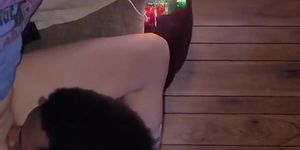 Sexy Hotwife Getting BBC While Sucking Hubby